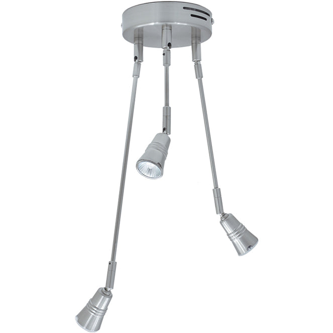 Plafón ELEANOR Níquel LUMIT - ELEANOR 3L NI para iluminación interior elegante