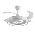 BELAIR F-1015 - Ventilador de Techo DAFNE Blanco con Luz LED - LUZGURÚ