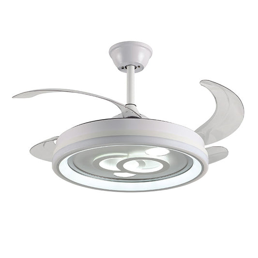 BELAIR F-1015 - Ventilador de Techo DAFNE Blanco con Luz LED - LUZGURÚ