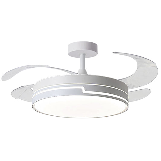 Ventilador de Techo con Luz Robin Eco 108 cm Aspas Retráctiles Blanco Interlusa - vista principal | Interlusa