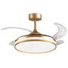 Ventilador de Techo BELAIR KEPLER Oro - 4 Aspas Retráctiles - 72W LED - LUZGURÚ