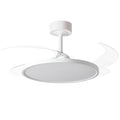 Ventilador de Techo BELAIR SLIM Blanco con Luz LED Integrada - LUZGURÚ