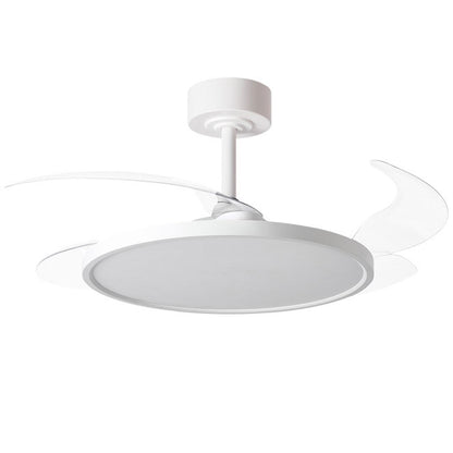 Ventilador de Techo BELAIR SLIM Blanco con Luz LED Integrada - LUZGURÚ