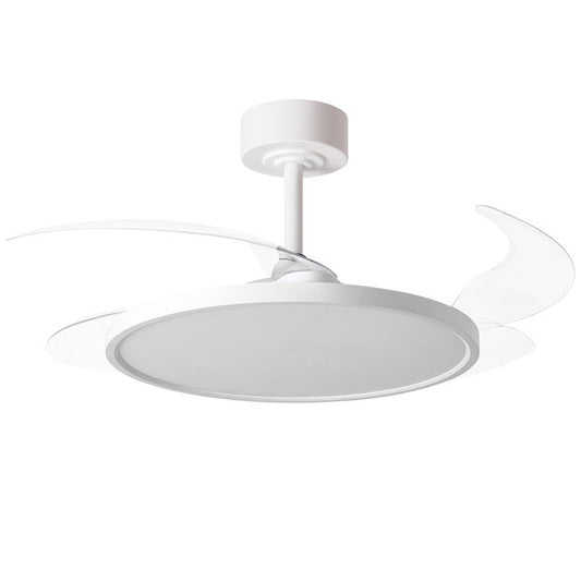Ventilador de Techo BELAIR SLIM Blanco con Luz LED Integrada - LUZGURÚ
