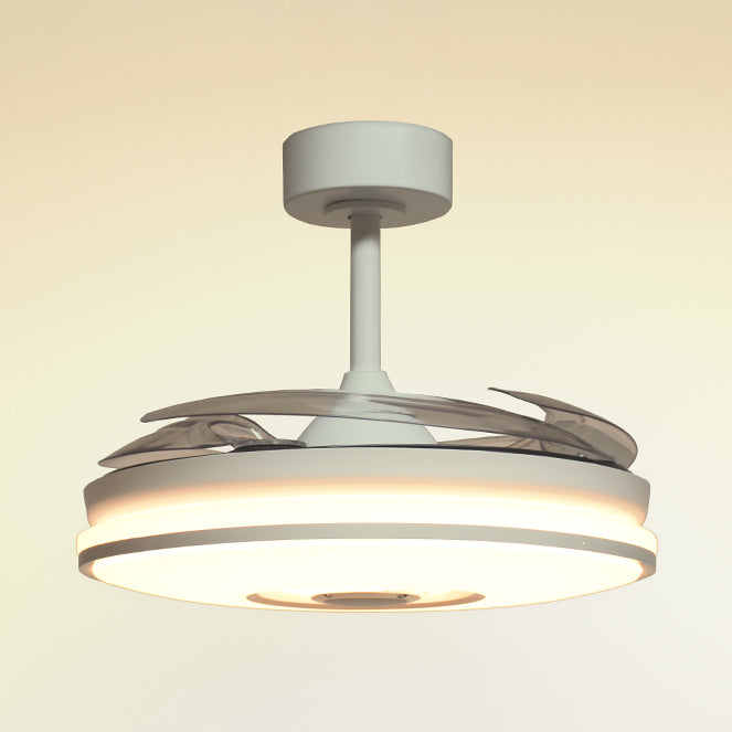 Ventilador de Techo con Luz COLORS 108 cm Aspas Retráctiles Blanco Interlusa - imagen 3 | Interlusa