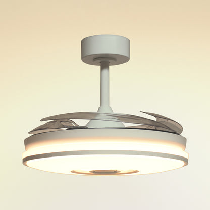 Ventilador de Techo con Luz COLORS 108 cm Aspas Retráctiles Blanco Interlusa - imagen 3 | Interlusa