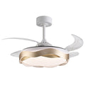 Ventilador de Techo BELAIR ONDAS Oro - F-1039 GL - 4 Aspas Retráctiles - LUZGURÚ