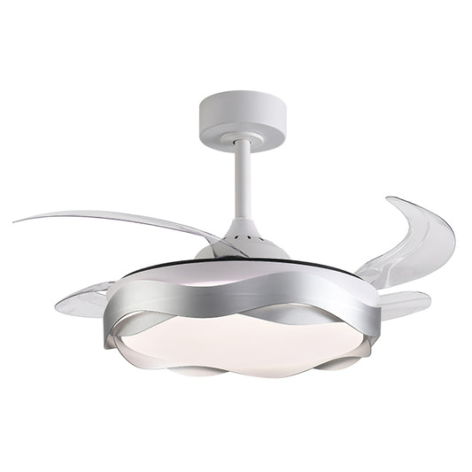 Ventilador de Techo con Luz ONDAS 108 cm Plata Belair Interlusa - vista principal | Interlusa