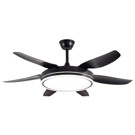 Ventilador de Techo con Luz ORION Negro 132 cm 72W LED Interlusa - vista principal | Interlusa