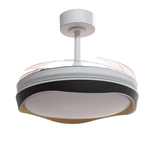 Ventilador de Techo ALMATI 108 cm Aspas Retráctiles Negro Oro Interlusa - imagen 2 | Interlusa