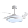 Ventilador de Techo BELAIR ALMATI Blanco - F-1045 WH - 4 Aspas Retráctiles - LUZGURÚ