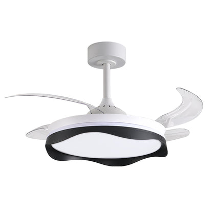BELAIR F-1049 BK - Ventilador de Techo OLAS Negro con Luz LED - LUZGURÚ