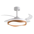 BELAIR F-1049 WO - Ventilador de Techo OLAS Blanco/Haya con Luz LED - LUZGURÚ