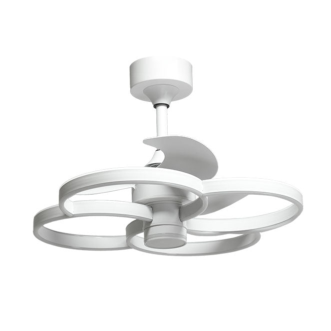 BELAIR F-1061 - Ventilador de Techo TREBOL Blanco con Luz LED - LUZGURÚ