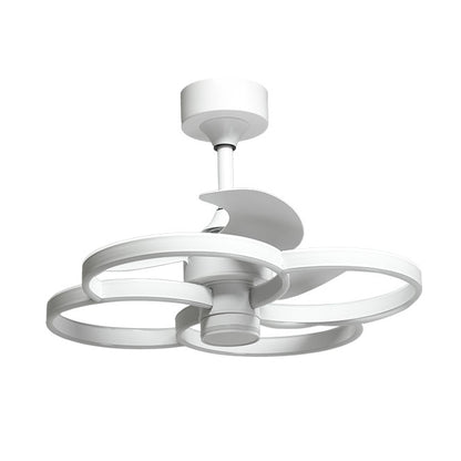BELAIR F-1061 - Ventilador de Techo TREBOL Blanco con Luz LED - LUZGURÚ
