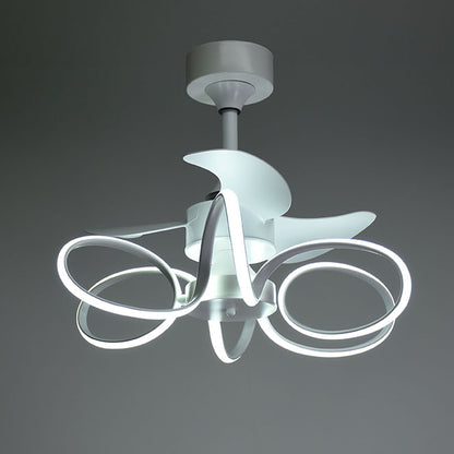 Detalles del Ventilador de Techo BELAIR KARLA F-1062 (Blanco, 63cm, Luz LED Integrada, 6 Velocidades, Motor DC) - LuzGurú.
