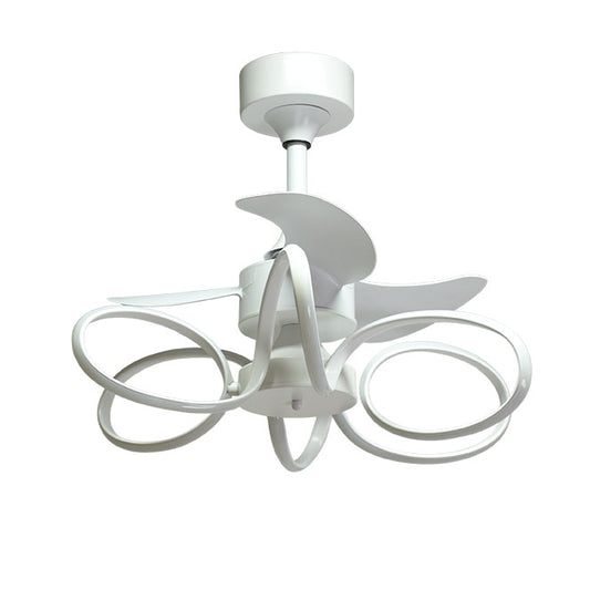 Ventilador de Techo con Luz KARLA Blanco 63 cm 3 Aspas Interlusa - vista principal | Interlusa