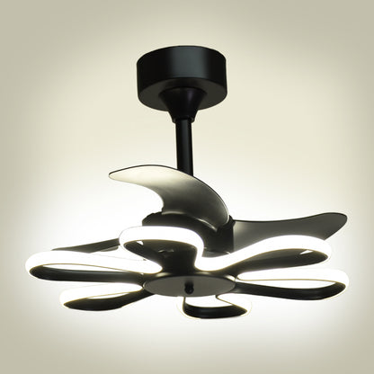 Detalles del Ventilador de Techo BELAIR ENEBRO F-1063 BK Negro de Interlusa - Luz LED Integrada, 53cm, Silencioso, 6 Velocidades, Mando a Distancia, Modos Verano/Invierno.  Compra en LUZGURÚ.
