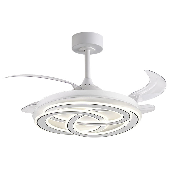 BELAIR F-1070 - Ventilador de Techo NUDOS Blanco con Luz LED - LUZGURÚ