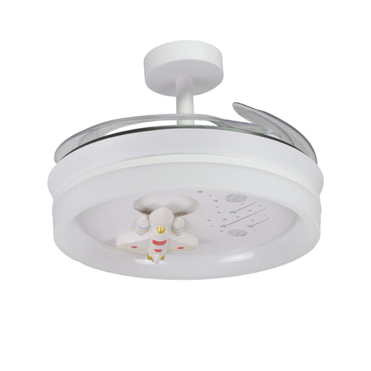Ventilador de Techo Infantil NAVE 91 cm Aspas Retráctiles Blanco BelAir Interlusa - imagen 2 | Interlusa