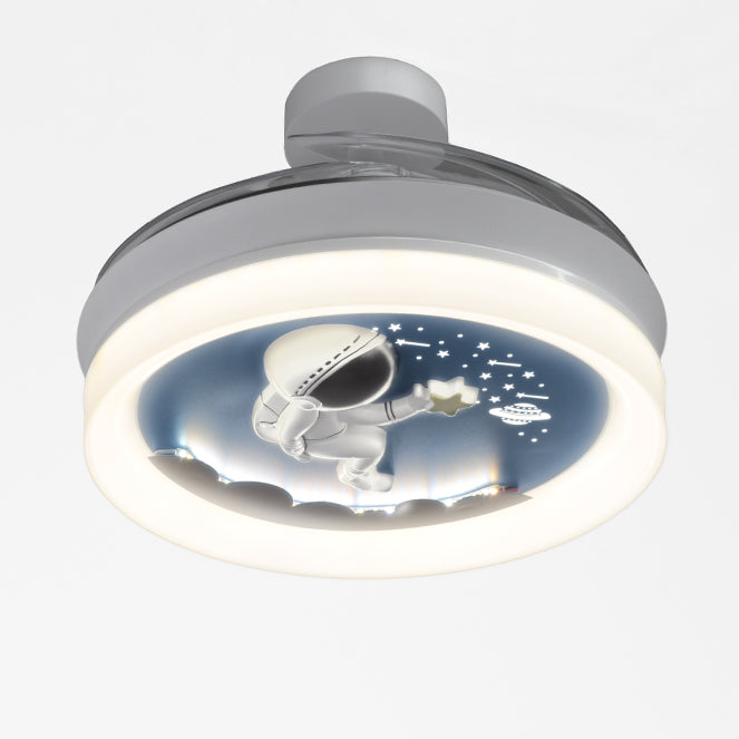 Ventilador de Techo Infantil Houston 91 cm Blanco Interlusa - imagen 3 | Interlusa