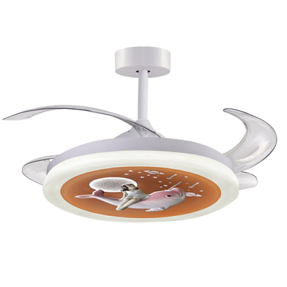 Ventilador de Techo Infantil Delfin BELAIR F-1078 con Luz