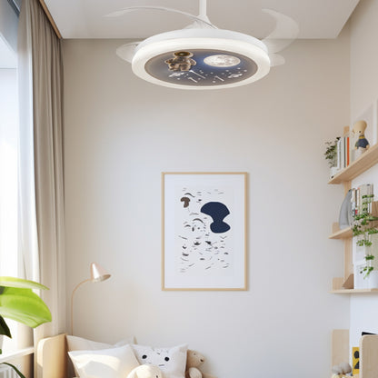 Ventilador de techo con luz LED Integrado y 8400 lúmenes