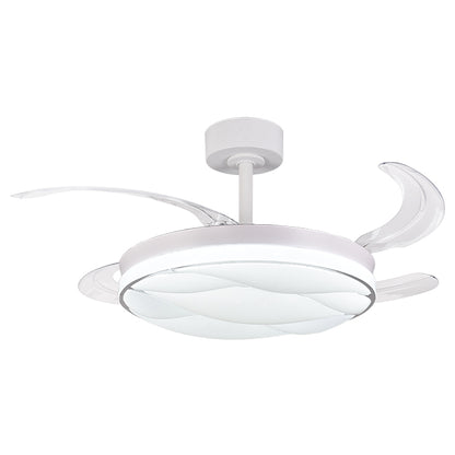 KARNAK Ventilador de Techo Aspas Retráctiles Blanco BELAIR