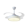Ventilador BELAIR ASGARD MINI Blanco - 4 Aspas Retráctiles - 48W LED - LUZGURÚ