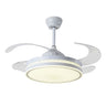Ventilador BELAIR ASGARD Blanco - 4 Aspas Retráctiles - Luz LED 72W - LUZGURÚ