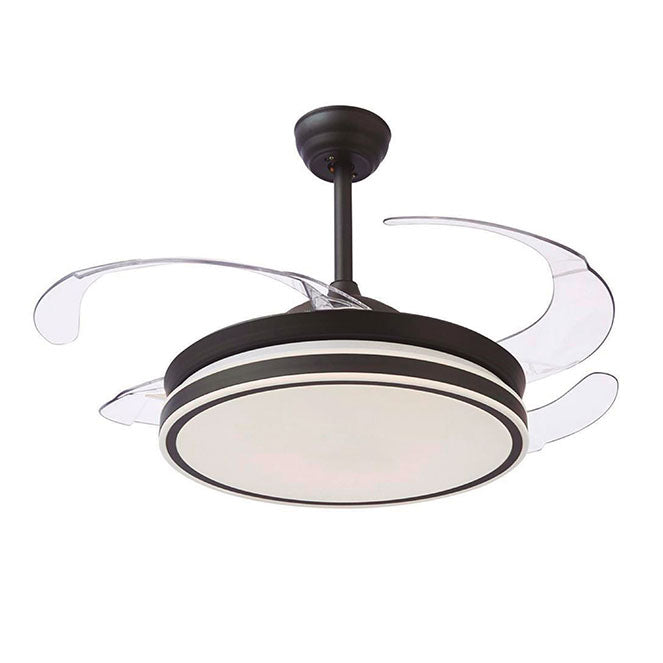 Ventilador de Techo BELAIR ASGARD Negro con Luz LED - LUZGURÚ