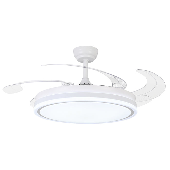 Ventilador de techo LED BELAIR Asgard XL F1025 silencioso y retráctil.