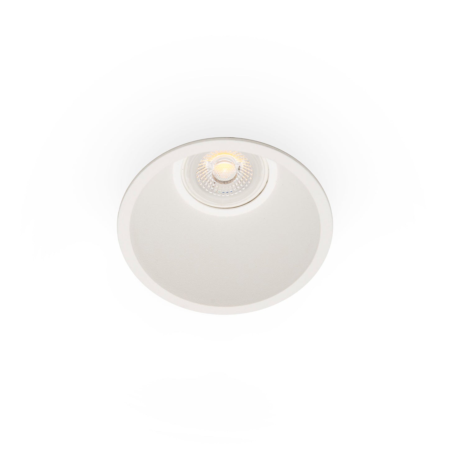 Luz empotrable FRESH blanco mate GU10 de FARO en aluminio para interior LED, techo comercial y hospitality