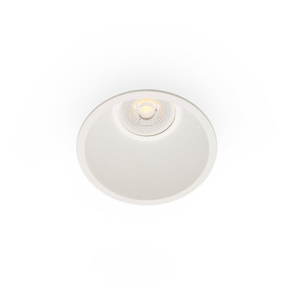 Luz empotrable FRESH blanco mate GU10 de FARO en aluminio para interior LED, techo comercial y hospitality
