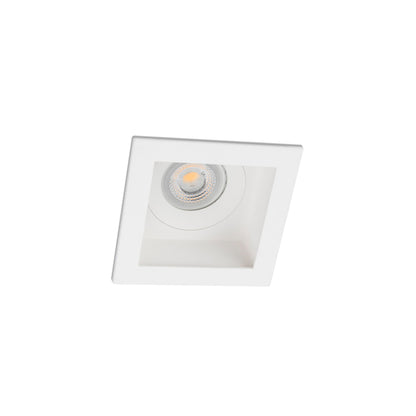 Luz empotrable MOIST blanco GU10 IP44 de FARO, diseño moderno para iluminación LED en techos interiores, ideal para baños y cocinas.