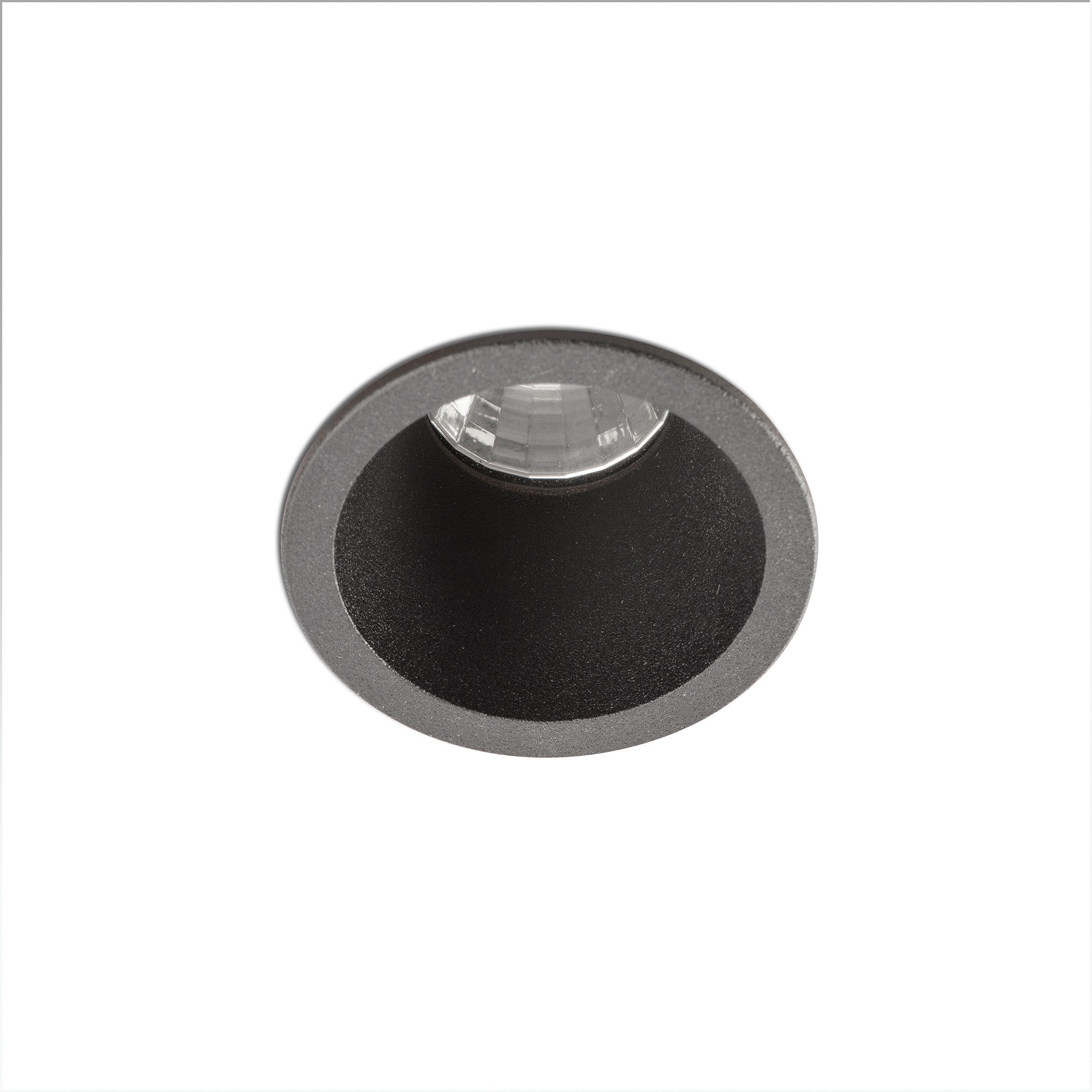 Luminaria empotrable FOX 40 negro mate 5W LED 2700K 25° FARO aluminio regulable para interiores comerciales y hospitality 02101002