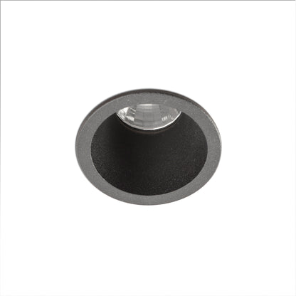 Luminaria empotrable FOX 40 negro mate 5W LED 2700K 25° FARO aluminio regulable para interiores comerciales y hospitality 02101002