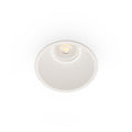 Luminaria empotrable FRESH IP44 blanca en aluminio con base GU10 de FARO para techos interiores en espacios comerciales y hospitality
