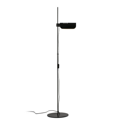 Lámpara de pie MARTINICA negra FARO modelo 20034-133, diseño moderno orientable en acero para iluminación salón interior
