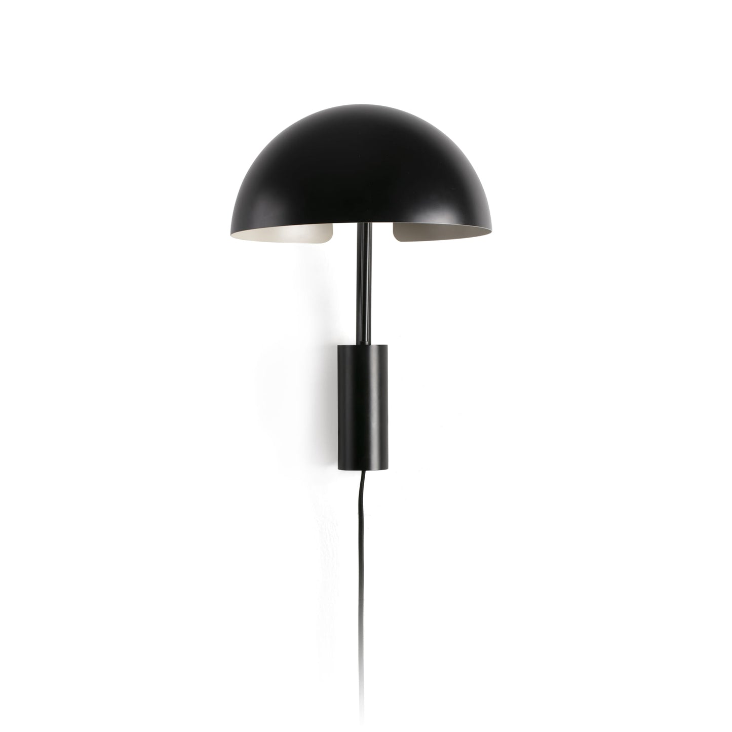 Aplique de pared DOMINICA negro FARO, luminaria superficie industrial vintage moderna de acero para interiores, modelo 20042-123