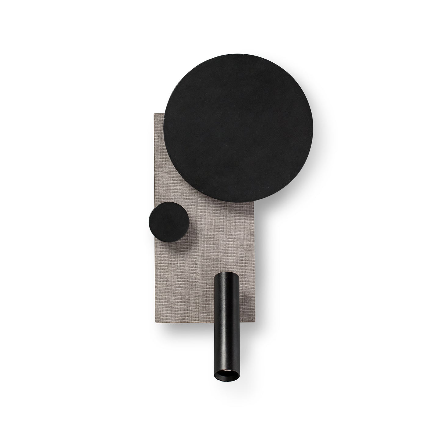 Aplique de pared KLEE izquierda gris texturizado con luz lectora regulable - Luminaria FARO 20066 para interior