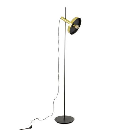 Lámpara de pie WHIZZ oro negro FARO 20164-96-US diseño moderno acero oro satinado iluminación interior hogar