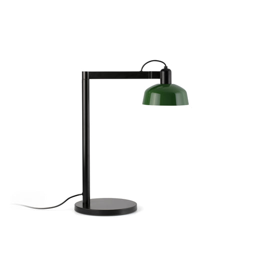 Lámpara de sobremesa TATAWIN verde FARO 20337-144, diseño clásico en acero, iluminación focal interior con casquillo E27 LED, luminaria de superficie para hogar