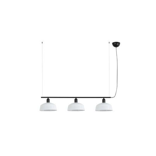 Lámpara colgante Tatawin M metal 3L blanca FARO 20338-145, diseño clásico de acero para iluminación focal en interior, comedor y hogar