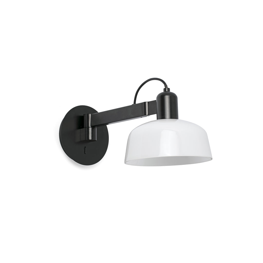 Lámpara aplique TATAWIN blanco FARO modelo 20342-140, diseño clásico en acero para iluminación de pared interior y luz focal