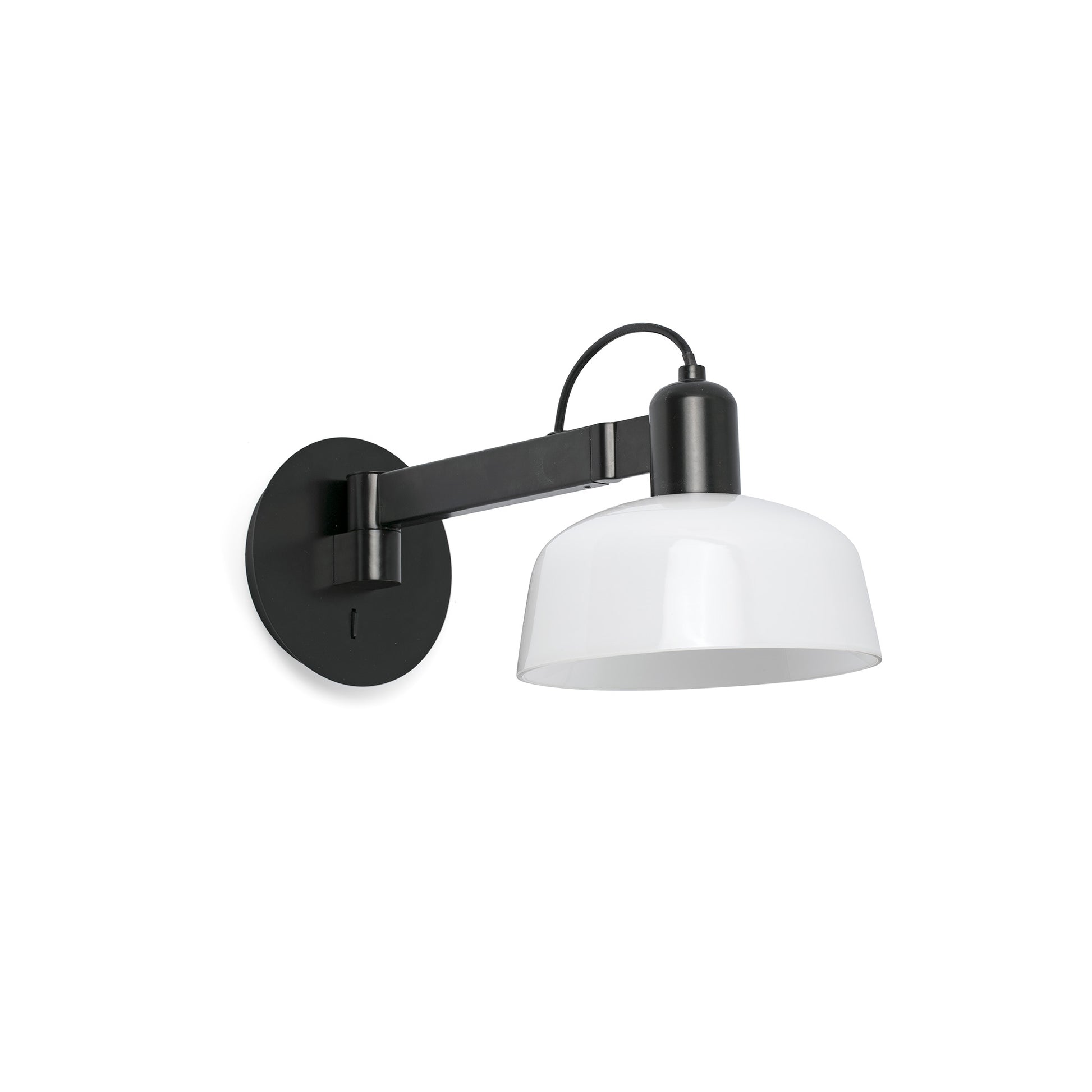 Lámpara aplique TATAWIN blanco FARO modelo 20342-140, diseño clásico en acero para iluminación de pared interior y luz focal