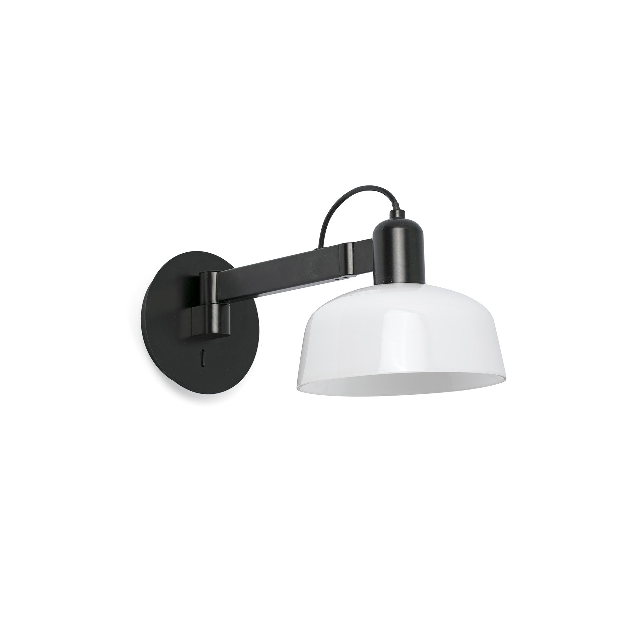 Lámpara aplique TATAWIN blanco FARO modelo 20342-140, diseño clásico en acero para iluminación de pared interior y luz focal