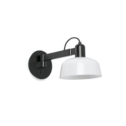 Lámpara aplique TATAWIN blanco FARO modelo 20342-140, diseño clásico en acero para iluminación de pared interior y luz focal