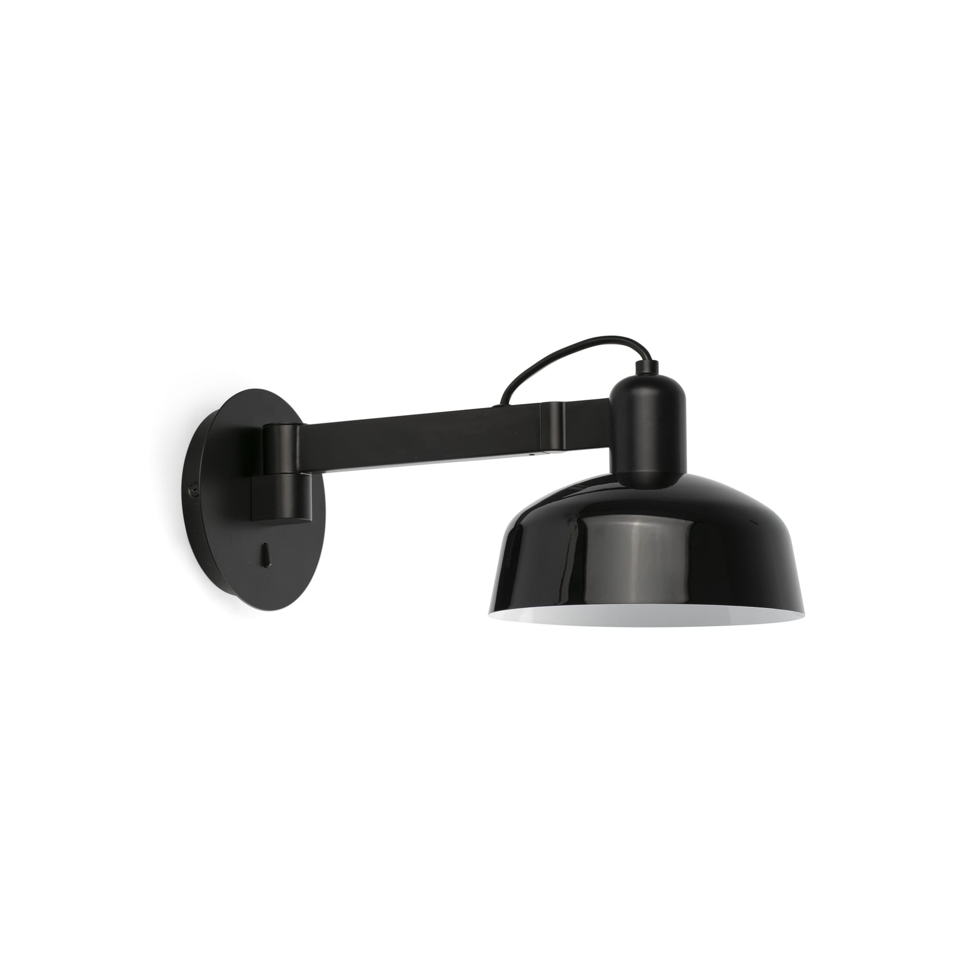 Lámpara de pared TATAWIN negro FARO 20342-141, diseño clásico en acero para iluminación interior hogar, luminaria superficie aplique focal