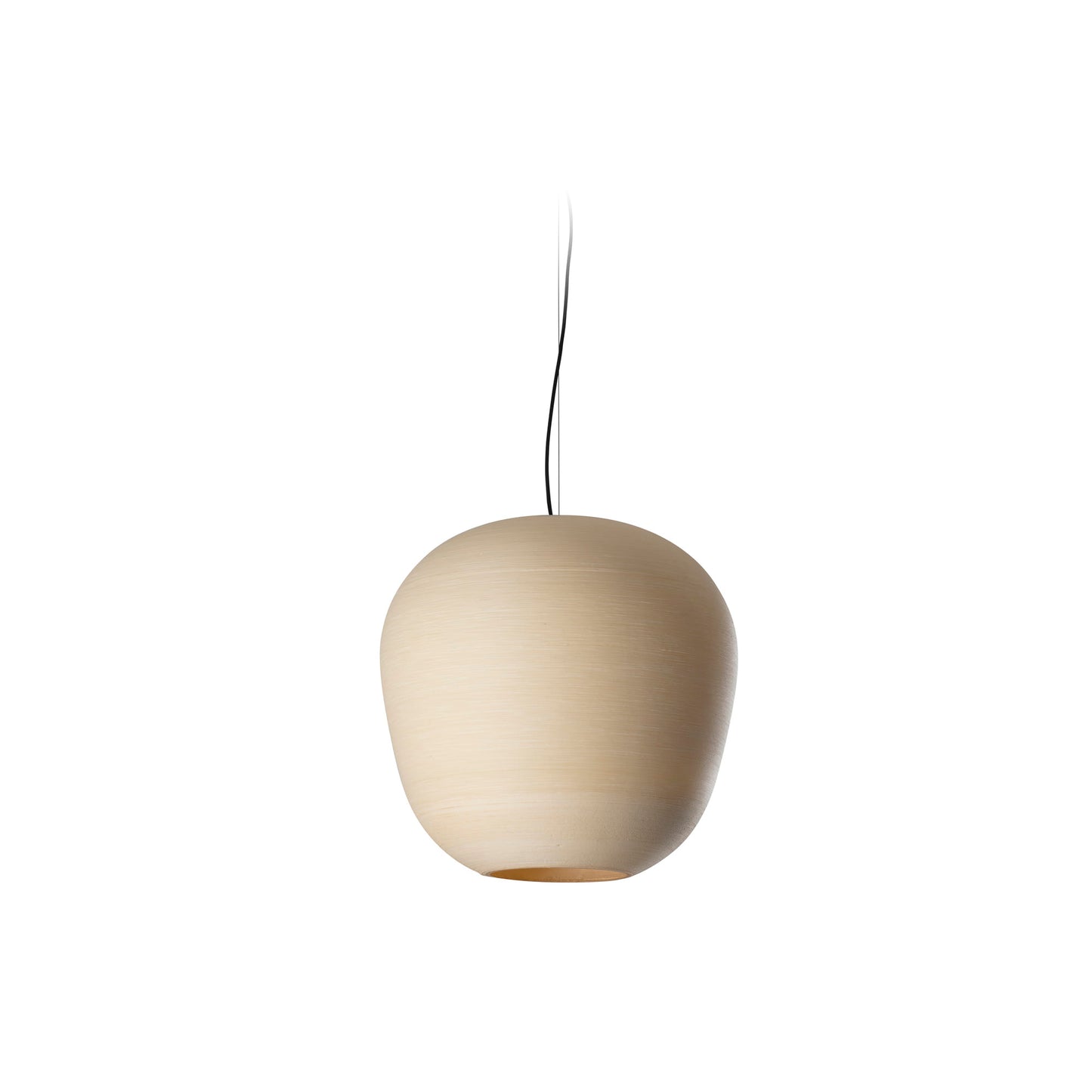 Luminaria colgante TIERRA 520 en beige de FARO (20402) - diseño moderno sostenible, impresión 3D ecológica para iluminación interior